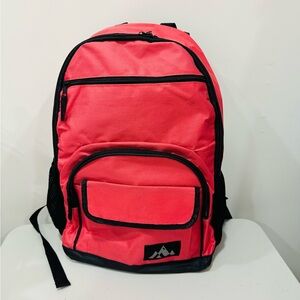 Backpack‎  For School ,Book & Sport Bag Red/ Black
